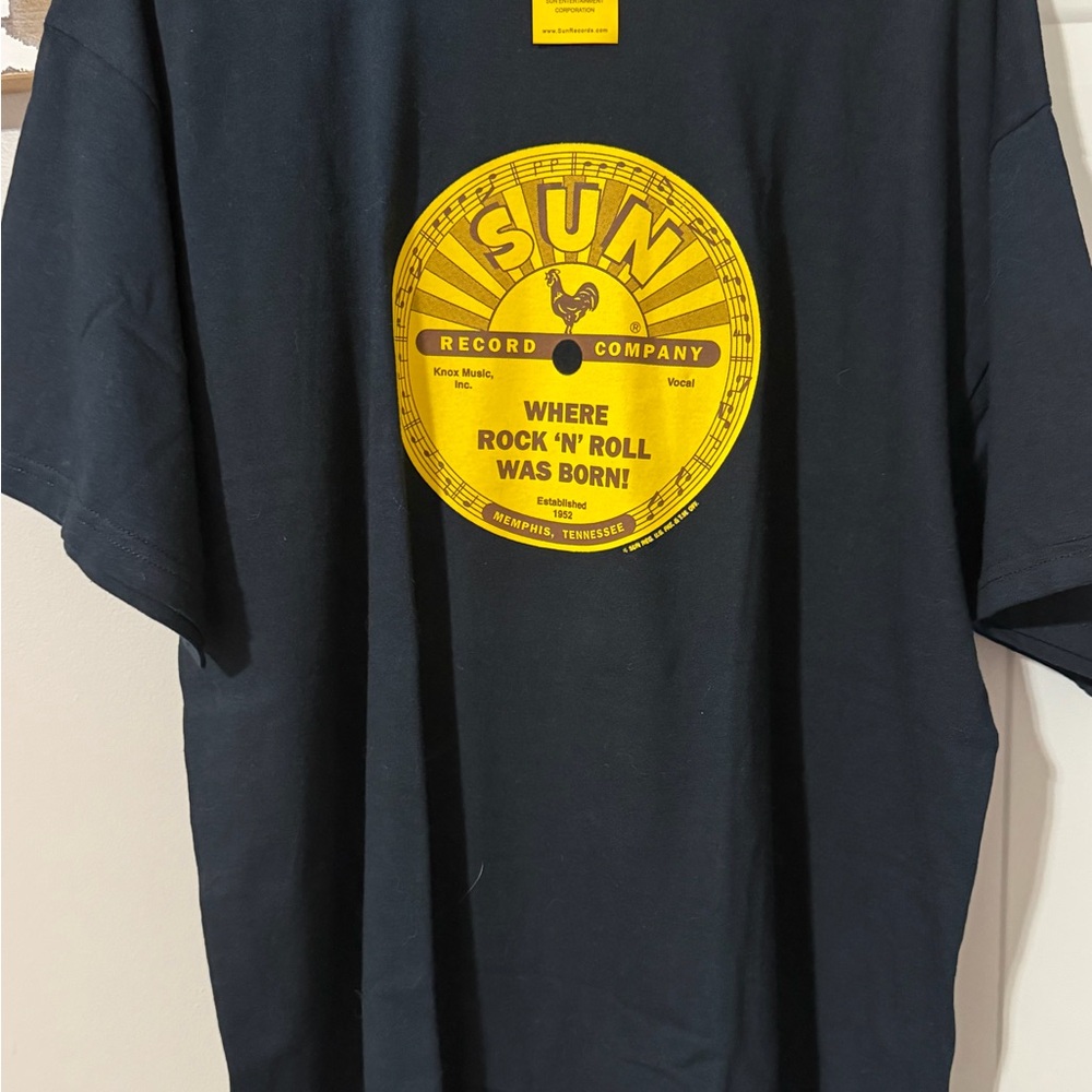 Sun Record Company Black T-Shirt NWT